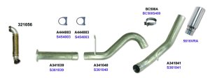 Chevrolet 2500 Performance Exhaust - Diamond Eye Performance - DPF Back SGL w/ TDP AL - `07-`10